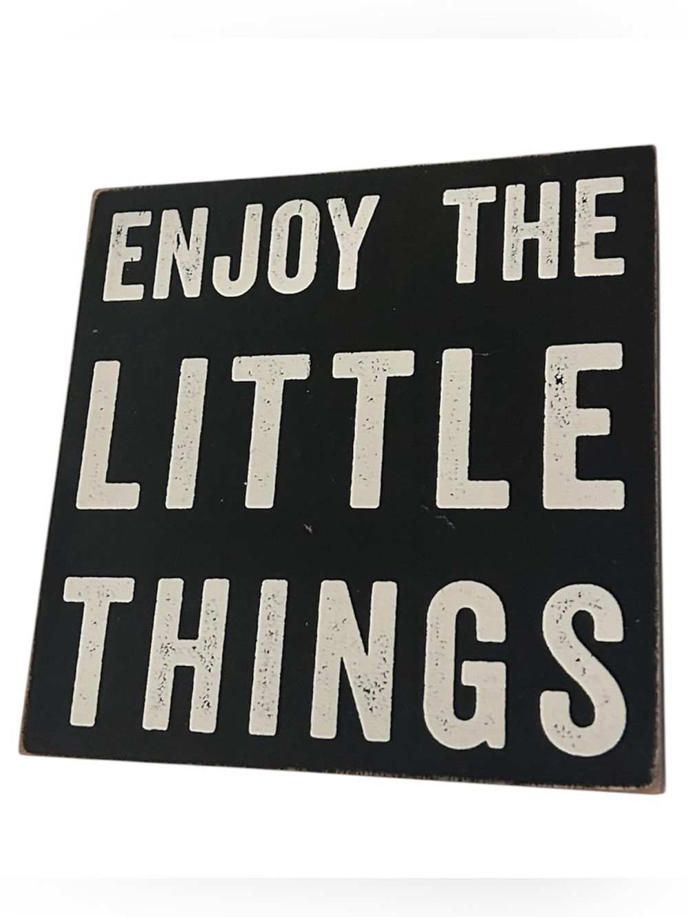 enjoy the little things stratton home decor wall decor wooden sign 6”x6”